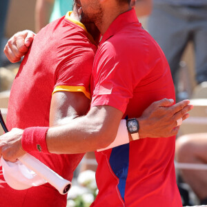 Il est venu assister au match entre Novak Djokovic et Rafael Nadal
Novak Djokovic domine (6-1, 6-4) Rafael Nadal dans l'épreuve de tennis lors des Jeux Olympiques de Paris 2024 (JO) à Roland Garros, à Paris, France, le 29 juillet 2024. © Jacovides-Perusseau/Bestimage