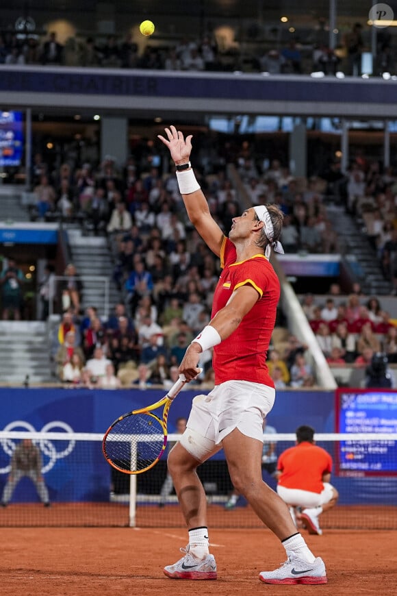 Rafael Nadal et Carlos Alcaraz contre Maximo Gonzalez et Andres Molteni. © Alvaro Diaz/AFP7 via ZUMA Press/Bestimage