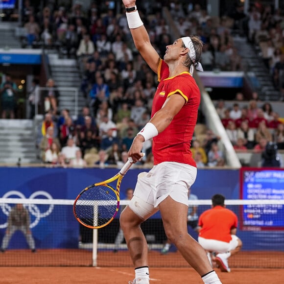 Rafael Nadal et Carlos Alcaraz contre Maximo Gonzalez et Andres Molteni. © Alvaro Diaz/AFP7 via ZUMA Press/Bestimage