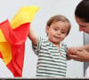 Baby Rafa a fait une apparition aux JO de Paris 2024 
Xisca Nadal et Rafael Junior - La famille de Rafael Nadal assistent à la victoire de Rafael Nadal et Carlos Alcaraz face à T. Griekspoor et W. Koolhof lors des Jeux Olympiques de Paris2024 (JO) à Paris. © Jacovides-Perusseau/Bestimage 