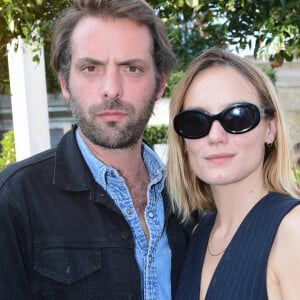 Avant de divorcer 
Exclusif - Ana Girardot et son mari Oscar à la soirée Jardin Secret sur le rooftop de l'hôtel The Peninsula Paris le 7 juin 2023.