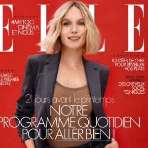 Ana Girardot en couverture du magazine "ELLE", 29 février 2024.