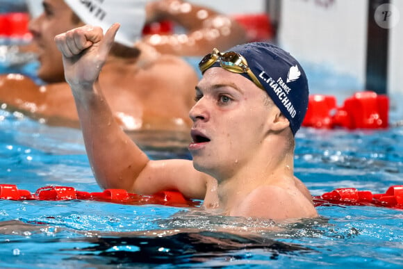 Le public français suivait la finale de Léon Marchand et a donc perturbé les escrimeurs en s'enflammant à l'annonce de la victoire du nageur

Léon Marchand lors des Jeux olympiques de Paris 2024.