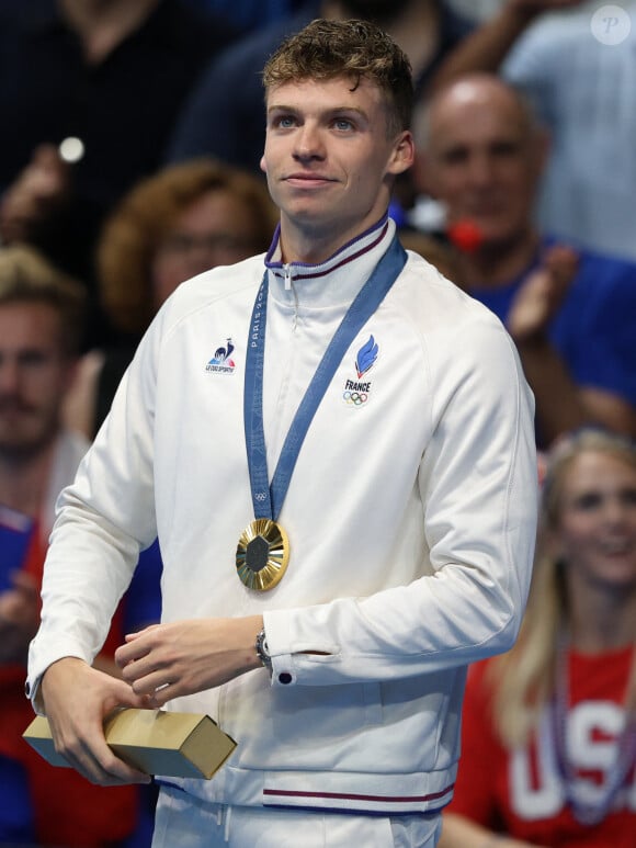 Léon Marchand lors des Jeux olympiques de Paris 2024. (Credit Image: © Mickael Chavet/ZUMA Press Wire)