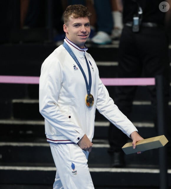 Léon Marchand lors des Jeux olympiques de Paris 2024. (Credit Image: © Mickael Chavet/ZUMA Press Wire)