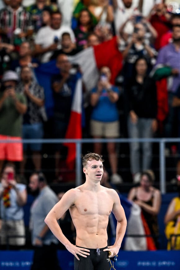 Ceux qui se trouvaient à la finale du sabre par équipe ont même perturbé la rencontre
 
Léon Marchand lors des Jeux olympiques de Paris 2024.