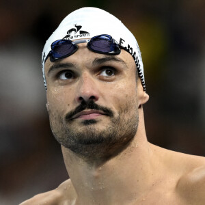 Florent Manaudou s'échauffe avant l'épreuve de natation lors des Jeux Olympiques de Paris2024 (JO), le 29 juillet 2024. © Inside / Panoramic / Bestimage