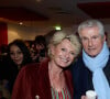 Et c'est dans la ville de Trouville-sur-Mer (Calvados), où il possède chacun une maison, qu'ils vont prévu de se dire "oui"
Exclusif - Sophie Davant, Claude Lelouch et William Leymergie - Cocktail - Spectacle symphonique Claude Lelouch "D'un film à l'autre" au Palais des Congrès de Paris le 14 novembre 2022. Pour Fêter ses 85 ans et 60 de carrière, Claude Lelouch a créé un ciné-concert, "Claude Lelouch - D'un film à l'autre", dans lequel la musique de ses films est jouée par l'orchestre philharmonique de Prague, au Palais des Congrès à Paris. Sur le gâteau, son chiffre fétiche : 13 car 85 ans (8+5 = 13). Claude Lelouch associe le 13 à toute sa vie professionnelle : sa société "Les films 13" et son cinéma, le "Club 13. © Moreau / Rindoff / Bestimage 