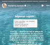 "Effectivement, je suis incroyablement chanceuse d'être sur cette île paradisiaque initialement pour le travail", a-t-elle confirmé
Camille Santoro (Familles nombreuses) sur Instagram