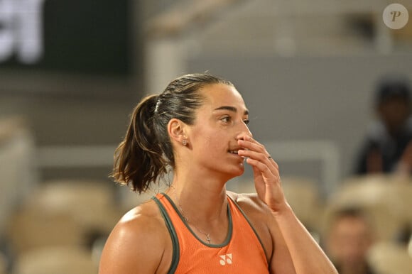 Carolien Garcia - La Française C.Garcia éliminée par l'Américaine S.Kenin (6 - 3, 6 - 3) lors des Internationaux de France de Tennis de Roland Garros 2024, le 29 mai 2024. © Chryslene Caillaud / Panoramic / Bestimage 