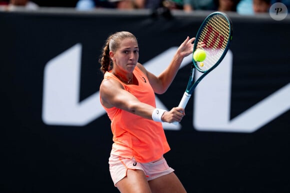 Diane Parry (FRA) - Open de tennis d'Australie, le 18 janvier 2024. © Virginie Bouyer / Panoramic / Bestimage 