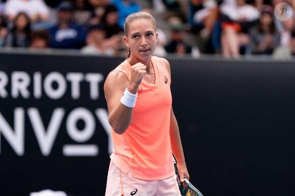 Diane Parry (FRA) - Open de tennis d'Australie, le 18 janvier 2024. © Virginie Bouyer / Panoramic / Bestimage 