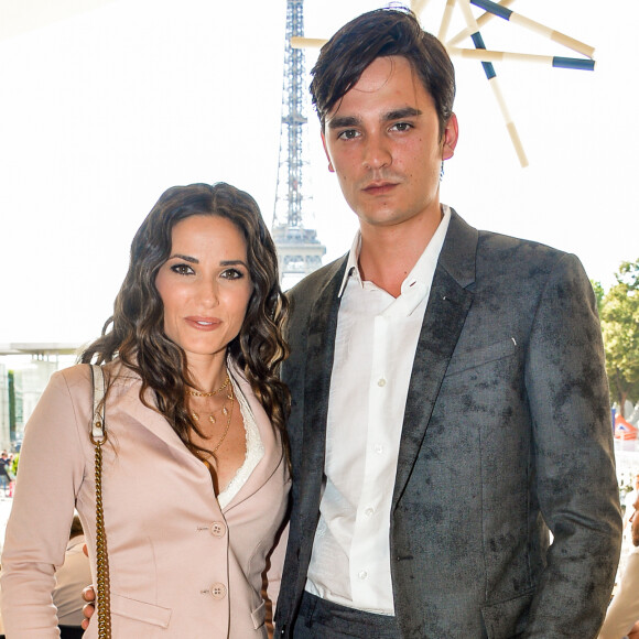 Puis en couple de 2014 à 2016 avec Alain-Fabien Delon
Exclusif - Alain-Fabien Delon et sa compagne Capucine Anav - Tente - People au dîner - Longines Paris Eiffel Jumping au Champ de Mars à Paris, France, le 5 juillet 2019. © Veeren Ramsamy/Bestimage 