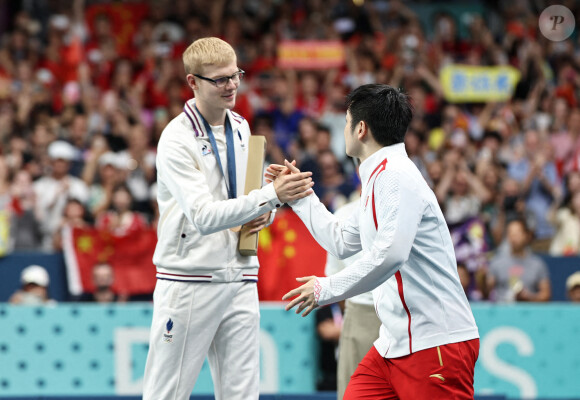 Felix Lebrun aux JO Paris 2024 Photo by Xinhua/ABACAPRESS.COM/Wang Dongzhen)