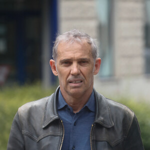 Exclusif - Paul Belmondo - Obsèques de Francine Leca (Fondatrice de Mécénat Chirurgie Cardiaque et première femme devenue chirurgienne cardiaque) en l'église Saint-Pierre à Neuilly-sur-seine, France, le 21 juin 2024. © Christophe Clovis / Bestimage