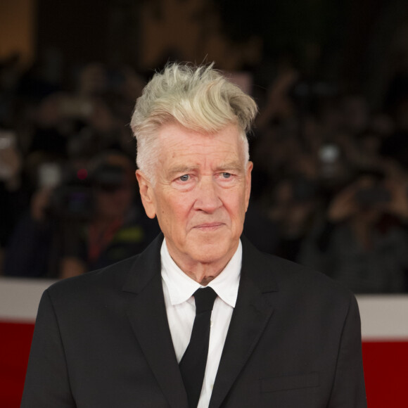 David Lynch sur le tapis rouge du 12ème Festival International du Film de Rome. Le 4 novembre 2017