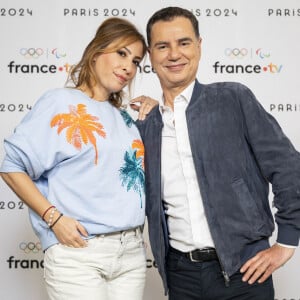 A révélé "Le Parisien" ce matin
Léa Salamé et Laurent Luyat lors de la présentation des journalistes et chroniqueurs de France Télévisions pour les Jeux Olympiques 2024 au musée de l'Homme à Paris, le 11 juin 2024. © Pierre Perusseau / Bestimage 