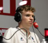 Car cela ce serait "contraire à ses valeurs"
Léon Marchand, multi médaillé en natation, interviewé par la radio RTL au Club France à la Grande Halle de La Villette, Paris, lors des Jeux Olympiques Paris 2024, le 5 août 2024. © Stéphane Lemouton / Bestimage 