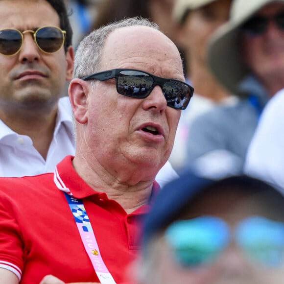 Le prince Albert de Monaco et Emmanuel Macron Photo by Nordphoto/Imago/ABACAPRESS.COM