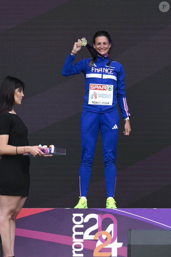 Alice Finot - Cérémonie de remise de médailles des Championnats d'Europe d'athlétisme au stade Olimpico de Rome, le 10 juin 2024. © Inside / Panoramic / Bestimage