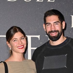 Nikola Karabatic et sa femme Geraldine Pillet - Avant-première française du film "Le Dernier Duel" au Cinéma Gaumont Champs-Élysées à Paris le 24 septembre 2021. © Coadic Guirec / Bestimage