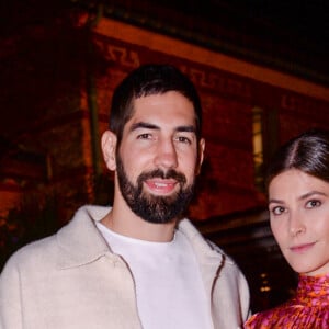 Exclusif - Nikola Karabatic et sa compagne Géraldine Pillet - Les people dans l'espace Experience Immersive réservé aux VIP lors du Etam Live Show 2019 au Stade Roland Garros lors de la fashion week à Paris, le 24 septembre 2019. © Rachid Bellak/Bestimage