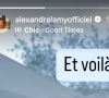 Hier soir, jeudi 8 août, alors que les températures augmentent de plus en plus en France, la soeur d'Audrey Lamy a dévoilé un changement capillaire de taille !
Alexandra Lamy présente sa nouvelle couple sur Instagram.