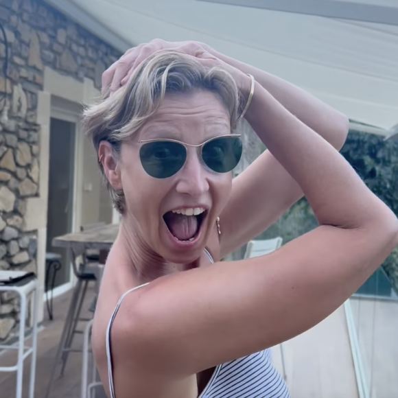Alexandra Lamy présente sa nouvelle coupe sur Instagram.