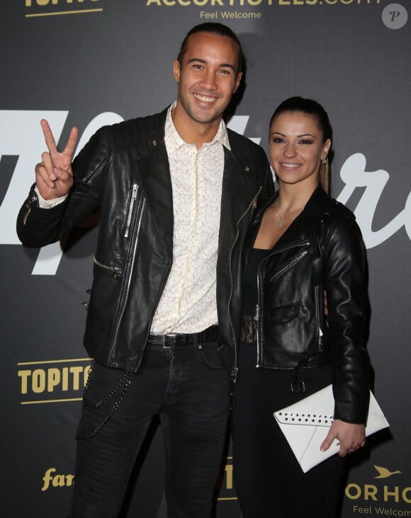 Laurent Maistret et Denitsa Ikonomova - 4ème cérémonie des Melty Future Awards au Grand Rex à Paris, le 6 février 2017. © Denis Guignebourg/Bestimage