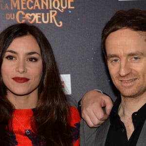 Olivia Ruiz, Mathias Malzieu ( realisateur) - Paris le, 26 01 2014 - Avant-premiere de " Jack et la mecanique du coeur " de Stephane Berla et Mathias Malzieu