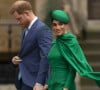 Ainsi, le mari deMeghan Markle touchera plus de 7 millions de livres sterling, soit environ 8,2 millions d'euros, d'un investissement financier réalisé par sa vénérable ancêtre.
Le prince Harry, duc de Sussex, et Meghan Markle, duchesse de Sussex - La famille royale d'Angleterre lors de la cérémonie du Commonwealth en l'abbaye de Westminster à Londres, le 9 mars 2020. 