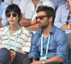 Mais elle l'était encore plus ce samedi
Nolwenn Leroy et Arnaud Clément assistent à la finale hommes des Internationaux de France 2018 à Roland Garros, le 10 juin 2018 à Paris. Laurent Zabulon/ABACAPRESS.COM