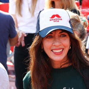 Nolwenn Leroy est aperçue lors de la finale du simple du Trophée Clarins (Clarins Open) WTA125 au Lagardère Paris Racing le 19 mai 2024 à Paris. Nasser Berzane/ABACAPRESS.COM