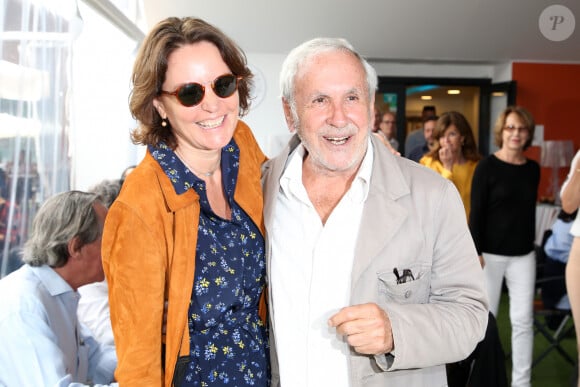 Exclusif - Cendrine Dominguez et Patrice Laffont - 26ème édition du Trophée des personnalités en marge des Internationaux de Tennis de Roland Garros à Paris. © Denis Guignebourg / Bestimage