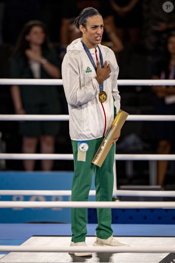 Imane Khelif s'est exprimée sur ses difficultés des derniers jours
 
Imane Khelif pendant les jeux olympiques de Paris 2024. © Richard Callis-Sport Press Photo / Zuma Press / Bestimage