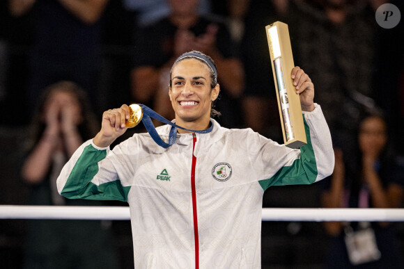 Imane Khelif pendant les jeux olympiques de Paris 2024. © Richard Callis-Sport Press Photo / Zuma Press / Bestimage