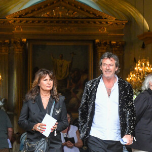 Leur famille s'est agrandie
Jean-Luc Reichmann et sa femme Nathalie Lecoultre - Mariage d'Hugues Aufray et de Murielle Mégevand à l'église Saint-Vigor de Marly-Le Roy, France, le 2 septembre 2023. 