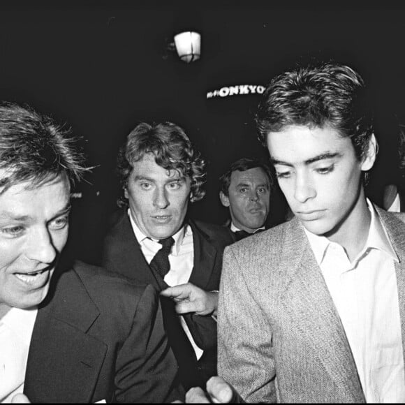 Anthony Delon avec son père Alain (archive)