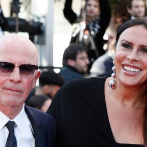 Jacques Audiard, Karla Sofia Gascon - Montée des marches pour la cérémonie de clôture du 77ème Festival International du Film de Cannes au Palais des Festivals à Cannes. Le 25 mai 2024 © Christophe Clovis / Bestimage