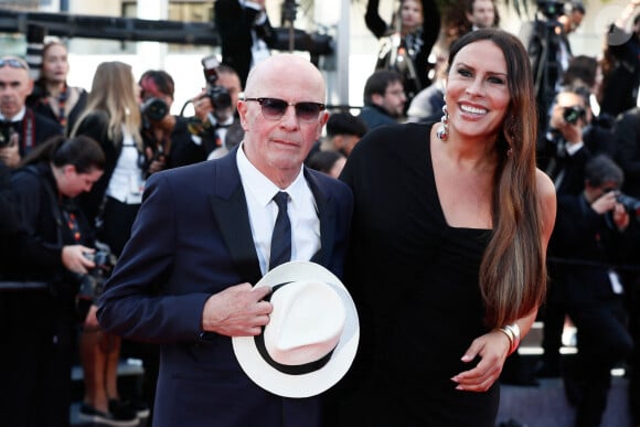 Jacques Audiard, Karla Sofia Gascon - Montée des marches pour la cérémonie de clôture du 77ème Festival International du Film de Cannes au Palais des Festivals à Cannes. Le 25 mai 2024 © Christophe Clovis / Bestimage