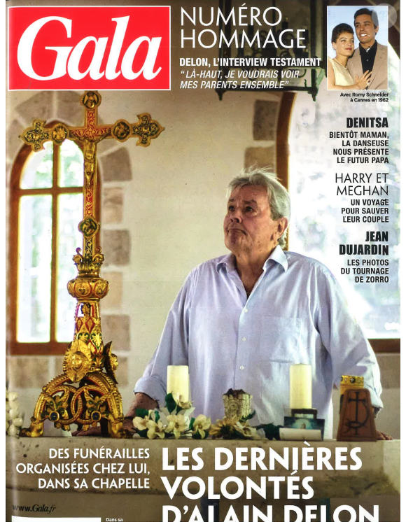 Magazine "Gala" en kiosques le 22 août 2024.