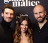 La danseuse est déjà enceinte de 6 mois et vit une grossesse idyllique.
Exclusif - Paul Marque, Denitsa et Francois Alu et Guest - Soirée de lancement de la collection Denitsa Ikonomova x Grain de malice à Paris le 24 novembre 2022. © Tiziano Da Silva / Bestimage 