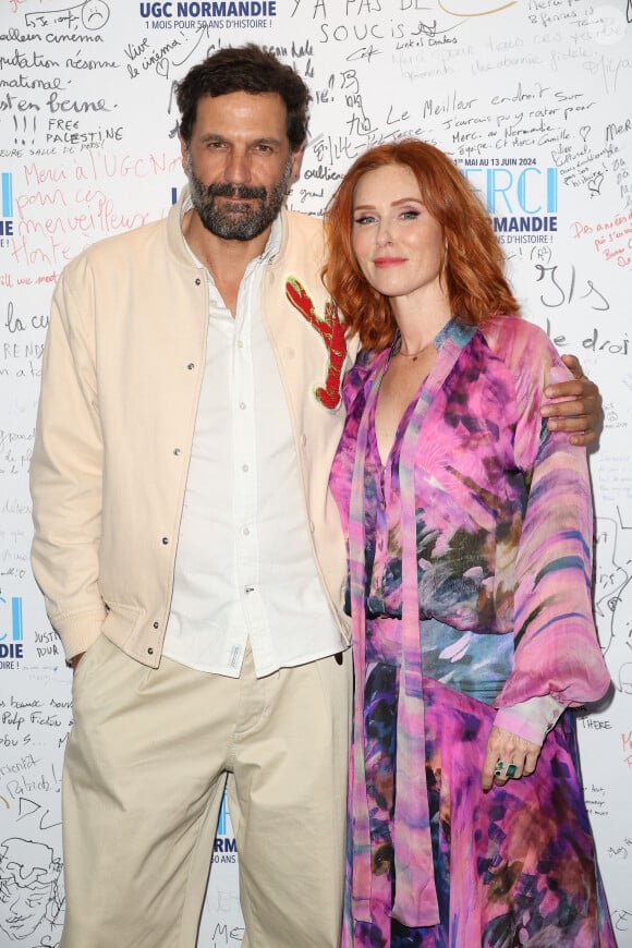 Mehdi Nebbou et Audrey Fleurot - Avant premiere de la série TF1 "HPI 4" au cinema UGC Normandie à Paris le 13 mai 2024. © Coadic Guirec/Bestimage