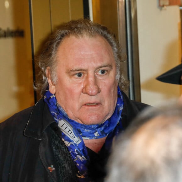 Gérard Depardieu à la première du film "The Taste of Small Things" à Berlin le 12 janvier 2023