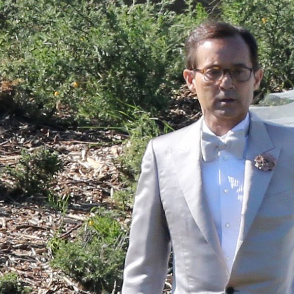 Mariage de Jean-Luc Delarue et Anissa Khelifi à Belle-Ile-en-mer le 12 mai 2012.