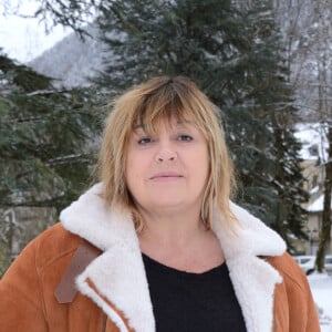 Michele Bernier assiste a un photocall dans la neige pour le film Ne Sous Silence lors du 20e Festival des Creations Televisuelles de Luchon a Luchon, France. Photo by Aurore Marechal/ABACAPRESS.COM