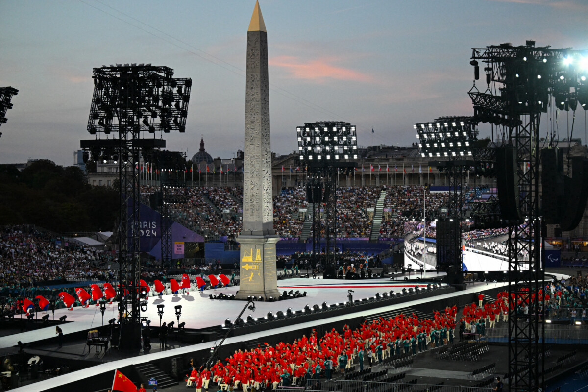 Photo : Cérémonie d'ouverture des Jeux Paralympiques à Paris. Photo par