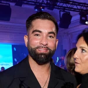 Exclusif - Kendji Girac, Florence Foresti lors de la 11ème édition de la soirée Global Gift Gala à l'hôtel Four Seasons George V à Paris le 30 septembre 2023.© Cyril Moreau / Bestimage