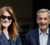 Nicolas Sarkozy était en Provence pour rencontrer ses admirateurs
 
Nicolas Sarkozy et sa femme Carla Bruni vont voter pour le premier tour des législatives au lycée Jean de la Fontaine à Paris, France, le 30 juin 2024. © Christophe Clovis/Bestimage