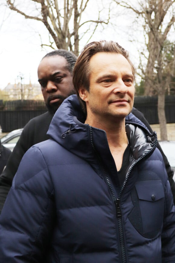 David Hallyday - Arrivées à l'enregistrement de l'émission "Vivement Dimanche" au studio Gabriel à Paris. Le 17 décembre 2018